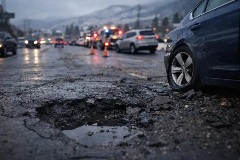 Pothole Damage and Car Accidents in Colorado: When the Road Itself Is to Blame